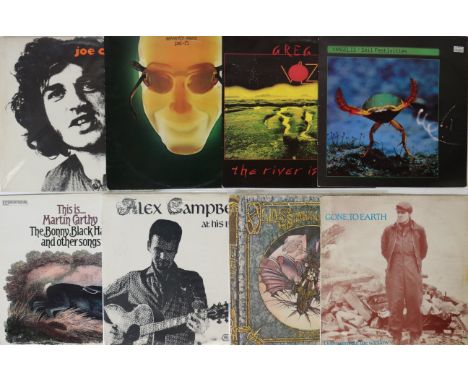 70s ROCK / FOLK-ROCK - LPs. Killer collection of 75 x (mainly) LPs. Artists/titles include Joe Cocker, Seventh Wave, Grex, Va