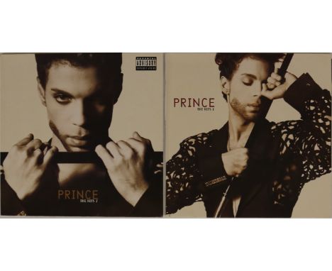 PRINCE - THE HITS 1 &amp; 2 (1993 LP RELEASES). Excellent bundle of 2 x long deleted comps from 1993. Titles are 1 (9362 4543