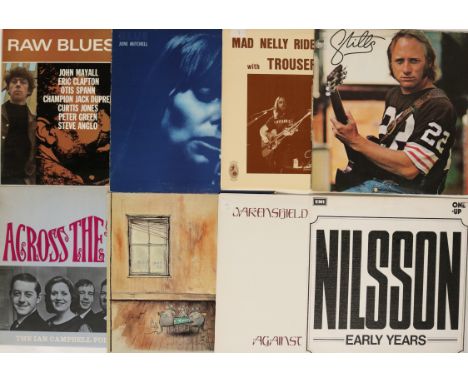 FOLK/FOLK-ROCK/SINGER SONGWRITER - LPs. Excellent collection of around 84 x LPs. Artists/titles include Raw Blues (stereo SCL