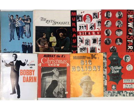 1960S US SOUL PROGRAMMES. Eight US programmes circa 1960s, chiefly for 'Murray The K' events, with acts featured across the c