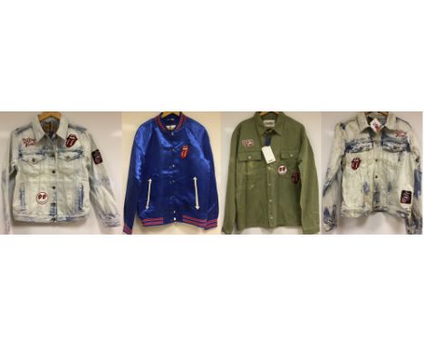 THE ROLLING STONES / TOMMY HILFIGER CLOTHING. Four items of clothing from the Rolling Stones/Tommy Hilfiger range to include: