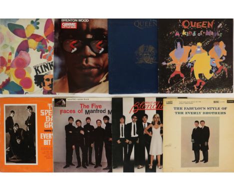 ROCK &amp; POP LPs - 60s TO 80s. Cool diverse collection of around 49 x LPs with some real goodies in here. Artists/titles in