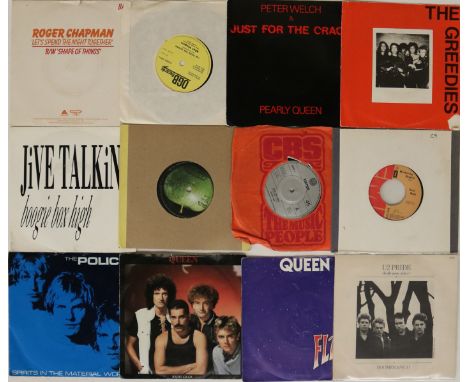 60s / 70s / 80s / 90s POP - 7". Varied collection of about 450 x 7". Artists/titles include Hessle Road, Alan O'Day, Joan Bae