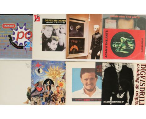 NEW WAVE / SYNTH POP / POP - LPs/12"/7". Fab collection of 36 x LPs, 25 x 12" and 37 x 7". Artists/titles include Erasure (x)