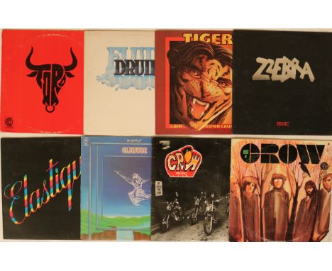 70s - 80s FOLK ROCK / BLUES ROCK / US ROCK - LPs. Fantastic collection of 61 x LPs. Artists/titles include Fluid Druid, Tiger