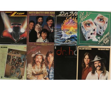 70s ROCK / POP / SOUTHERN ROCK - LPs. Amazing collection of 42 x (mainly) LPs. Artists/titles include ZZ Top, Nitty Gritty Di