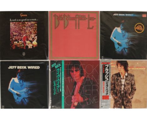 JEFF BECK &amp; RELATED PROJECTS / JAPANESE &amp; ROW RELEASES - LPs/12". Stunning bundle of 10 x LPs plus one 12" pic disc. 