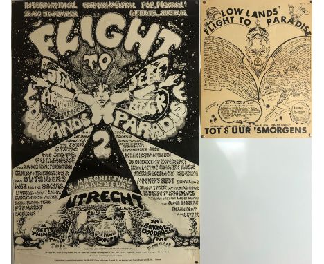 FLIGHT TO PARADISE 1968 POSTERS. A rare combination of original posters for the first two editions of the 'Flight To Paradise