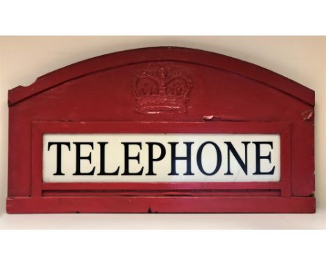 OASIS PHONE BOX DISPLAY USED ON STAGE DURING THE BE HERE NOW TOUR. A stage prop built to resemble a British telephone box, th
