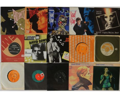DAVID BOWIE - 7" COLLECTION. Excellent collection of 33 x UK issued 7". Titles include Let's Dance (EA 152), China Girl (EA 1