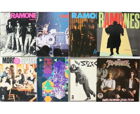 PUNK/NEW WAVE - LPs. Absolutely blistering collection of 83 x (almost all) LPs to get blasting out your speakers! Artists/tit