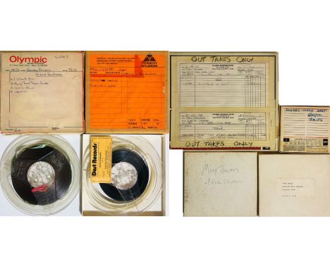 RARE TAPE REELS. RARE RECORDINGS - TAPE REELS. Six boxed tape reels to include: a tape reel with Olympic Studios label showin