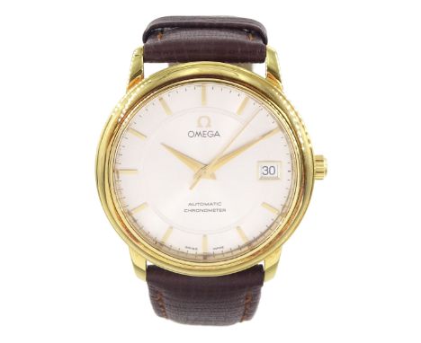 Omega De Ville Prestige gentleman's 18ct gold automatic chronometer wristwatch, Ref. 168.1050, Cal. 1120, serial No. 60180809