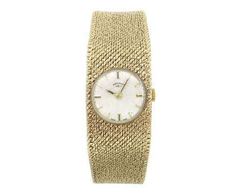 Rotary ladies 9ct gold manual wind wristwatch, London 1970Condition Report:Approx 36.25gm (excluding movement), bracelet non 