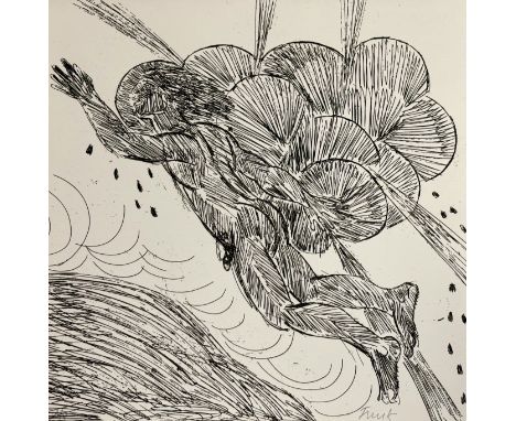 Dame Elizabeth Frink R.A. (British, 1930-1993), I Flew Through a Black Cloud...., signed and inscribed A/P (from edition of 4