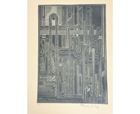 Sir Eduardo Paolozzi C.B.E., R.A. (Scottish, 1924-2005), Kosmos, signed in pencil and ed.no. 36/70, etching on wove paper, un