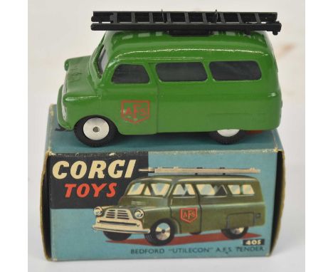 CORGI; a boxed Bedford 'Utilicon' A.F.S. Tender in green colourway.