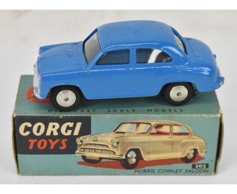 CORGI; a boxed Morris Cowley Saloon in blue colourway.