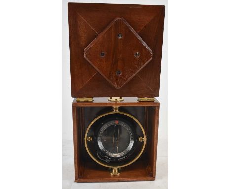A 20th century cased Type 9.8 Compass, number 105985B.