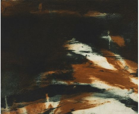 Hughie O'Donoghue RA,  British b.1953-A Road West (From the Line of Retreat Series), 1996;carborundum print on wove, signed i