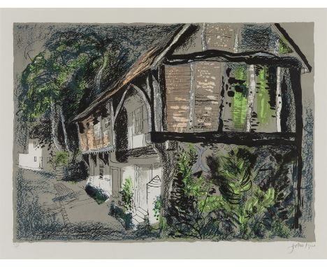 John Piper CH,&nbsp;British 1903-1992,&nbsp;Courthouse, Long Crendon, Buckinghamshire [Levinson 285], 1978;&nbsp;lithograph i