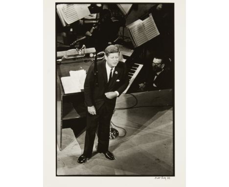 Bill Ray,  American 1936-2020,President John F. Kennedy at his birthday gala in 1962 after Marilyn Monroe sang Happy Birthday