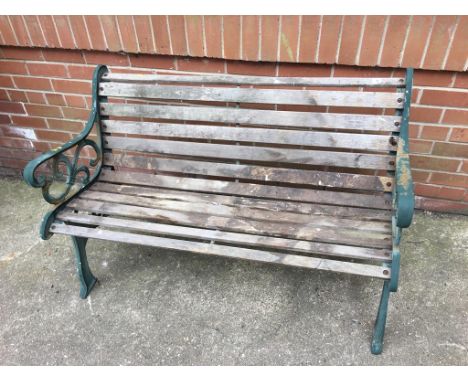 A garden bench