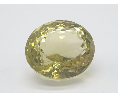 24.24ct Natural Lemon Quartz Gemstone ITLGR Certified - AAA Grade 