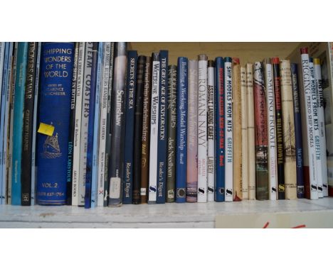 NAVAL/NAUTICAL BOOKS: a large collection of approx 100 volumes, cross-period 20thc publications on the navy and sailing, pape