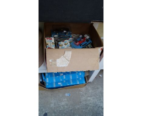A quantity of vintage Scalextric items, to include: a boxed JPS Lotus; and a boxed March Ford; and other boxed items. 