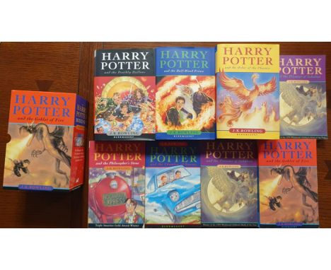 Harry Potter Childrens Book Collection inc some First Editions