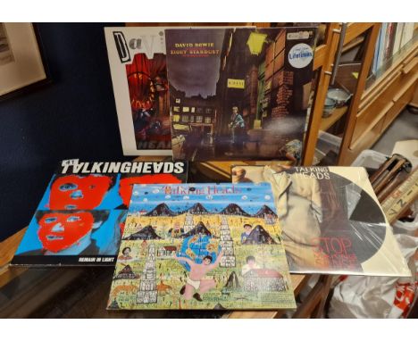 Talking Heads &amp; David Bowie LP Vinyl Record Set of Five inc VG+ Sealed First Press of Stop Making Sense