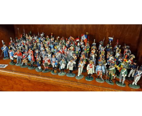 Del Prado Lead Soldier Waterloo Napoleonic Army &amp; Cavalry Collection - 100 in total