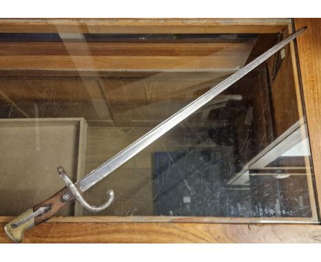 Antique Bayonet Army Sword - possibly French, but unmarked