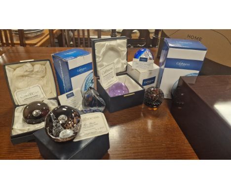 Caithness Scottish Paperweight Collection - all boxed