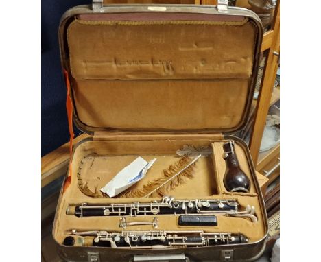 Cabart a Paris Cor Anglais Brevete S.G.D.G. Oboe Cased Classical Musical Instrument