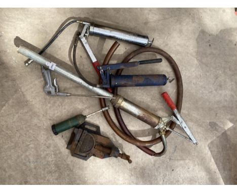 A COLLECTION OF TOOLS, RECORD VICE ETC 