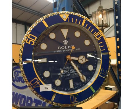 A DEALERS WALL CLOCK 