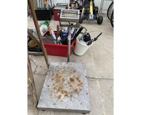 A SET OF CSG PLATFORM WEIGHING SCALES 
