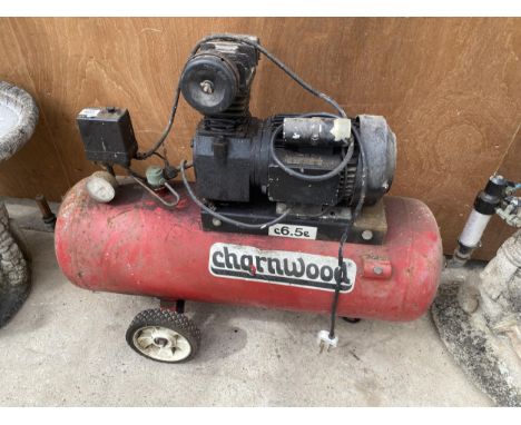 A VINTAGE CHARNWOOD 6.5 AIR COMPRESSOR 