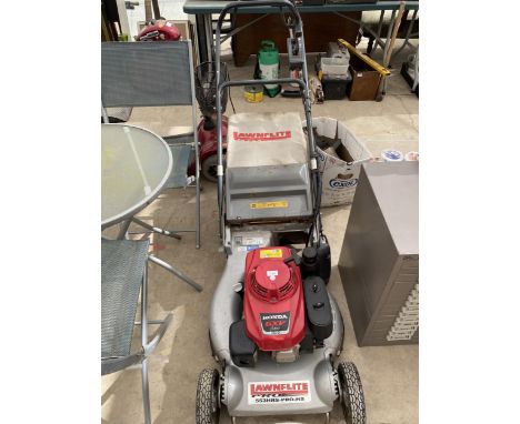 A LAWNFLITE PRO HS PETROL LAWN MOWER WITH HONDA GXV 160 ENGINE 