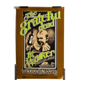 Grateful Dead Concert Poster / Fillmore West, A poster for the concert at The Fillmore West (June 5/6/7/8 1969) with Jr Walke
