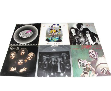 Queen LPs, ten albums comprising Queen II, A Day At The Races, News Of The World, Jazz, Innuendo, Queen At The Beeb, The Game