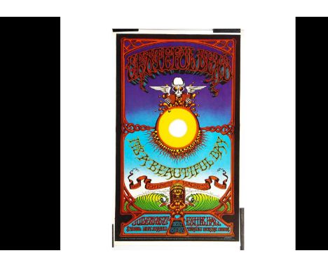 Grateful Dead Concert Poster / Honolulu, A Rick Griffin designed poster for the concert at the HIC Exhibition Hall, Honolulu 