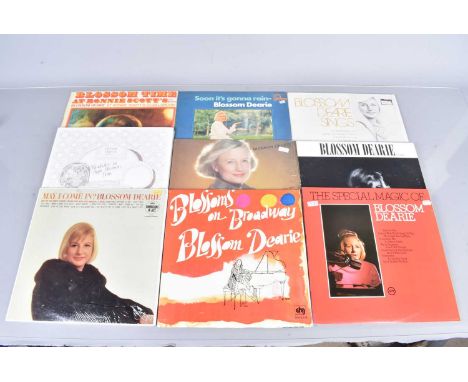 Blossom Dearie LPs, nine Blossom Dearie albums comprising At Ronnie Scotts, Soon It's Gonna Rain, Blossom Dearie Sings, Winch