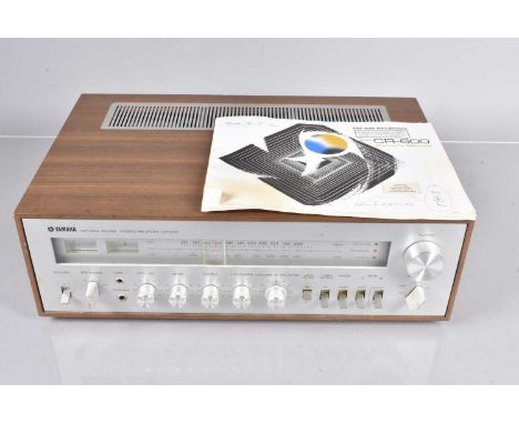 Yamaha Receiver, Yamaha Receiver CR-600 in original box with instruction booklet (S/N 119194) few light scratches to top, gen