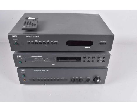 NAD Seperates, three NAD separates comprising: Amplifier C350 (S/N H08C350005058), Tuner C440 (S/N 0074403145) and CD player 