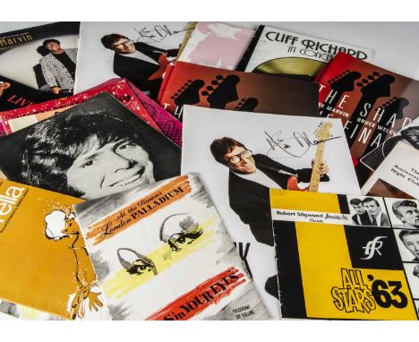 The Shadows / Cliff Richard Concert Programmes plus, twenty-eight programmes including Cliff Richard 1961 tour (with ticket),