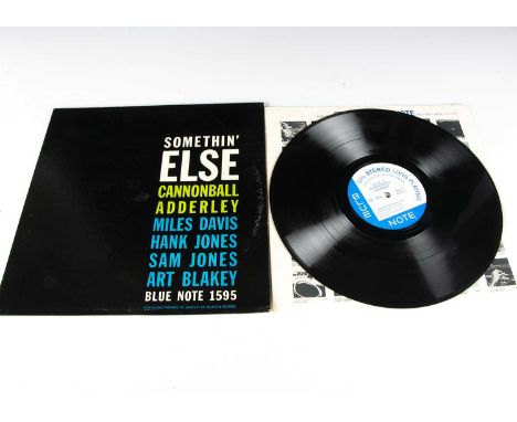 Cannonball Adderley LP, Somethin Else LP - USA Stereo release on Blue Note (BST 1595) - Blue Note Inner Sleeve - Blue and Whi