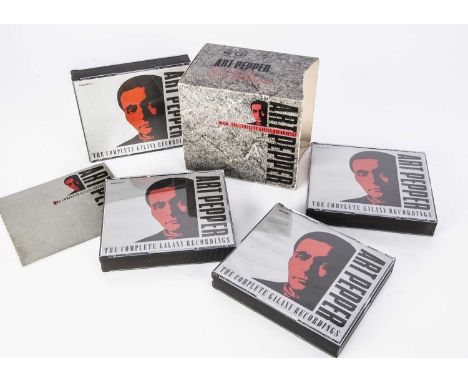 Art Pepper CD Box Set, The Complete Galaxy Recordings - 16 CD Box Set released 1989 on Galaxy (GCD-1016-2) - Box has a little